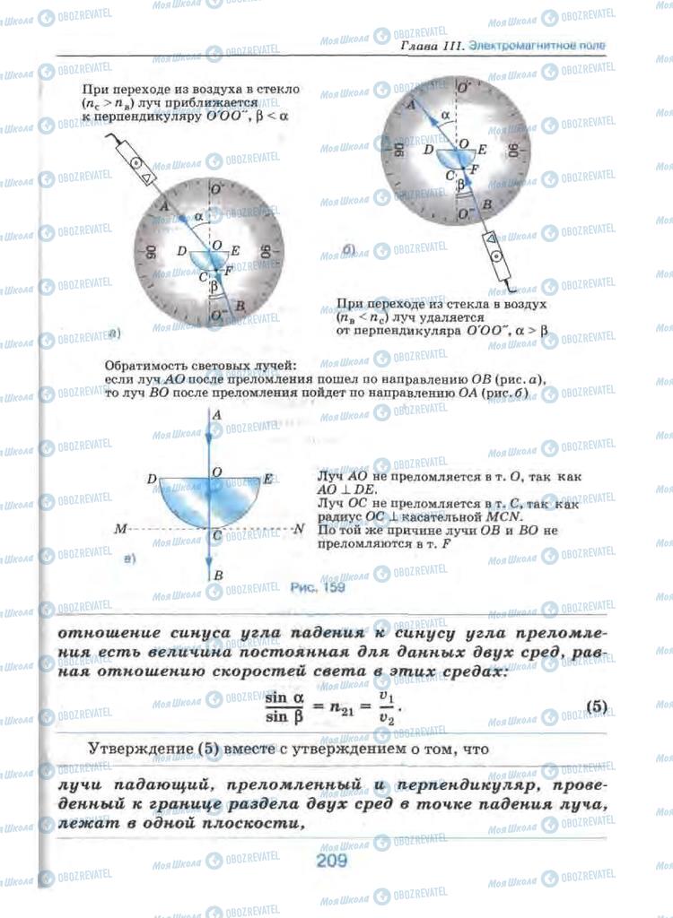 Підручники Фізика 9 клас сторінка 209