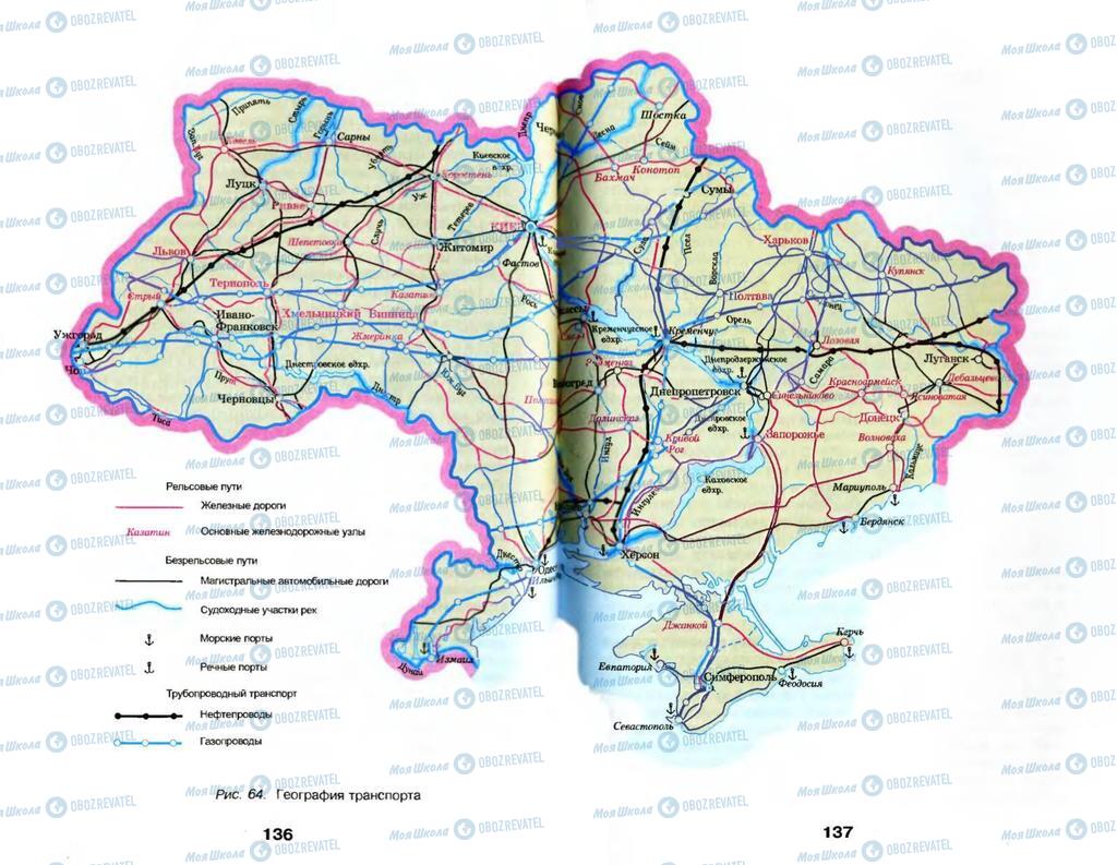 Підручники Географія 9 клас сторінка 137