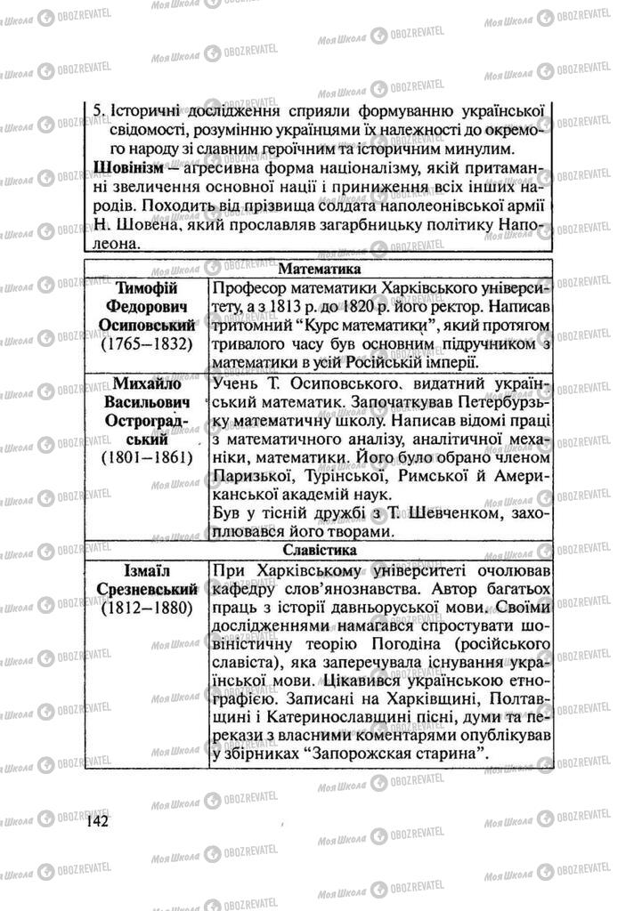 Учебники История Украины 9 класс страница 142