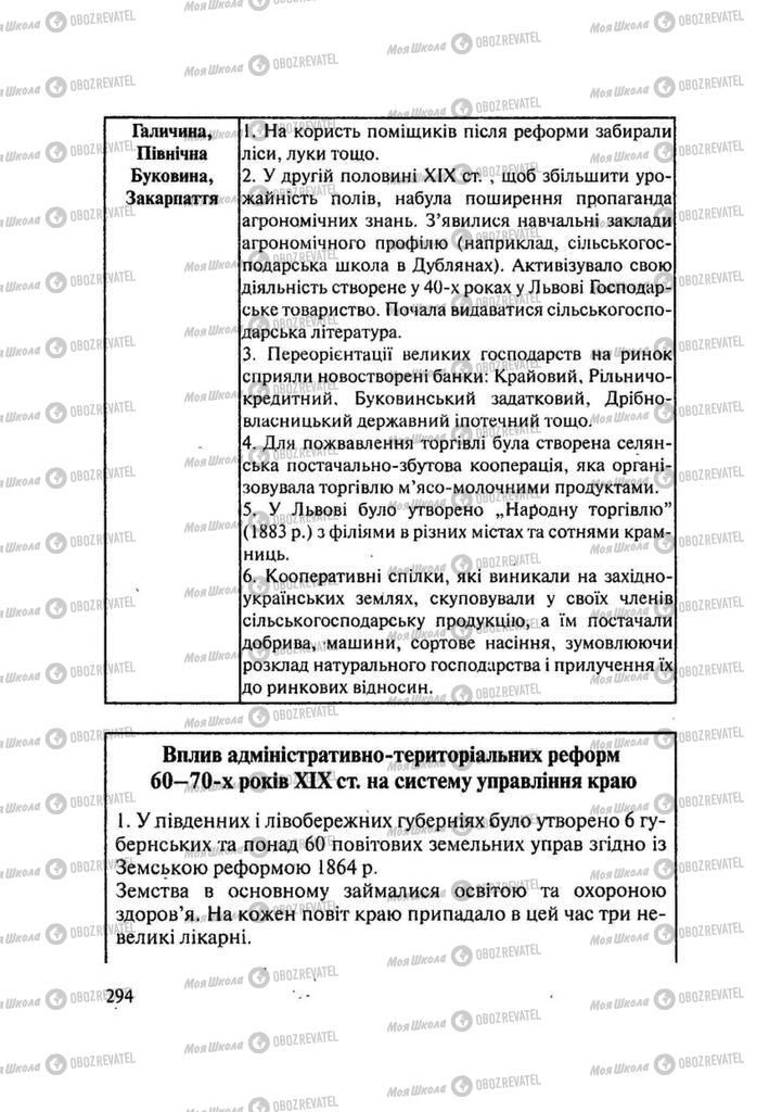 Підручники Історія України 9 клас сторінка 294