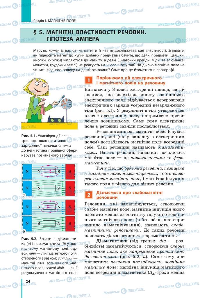 Підручники Фізика 9 клас сторінка  24