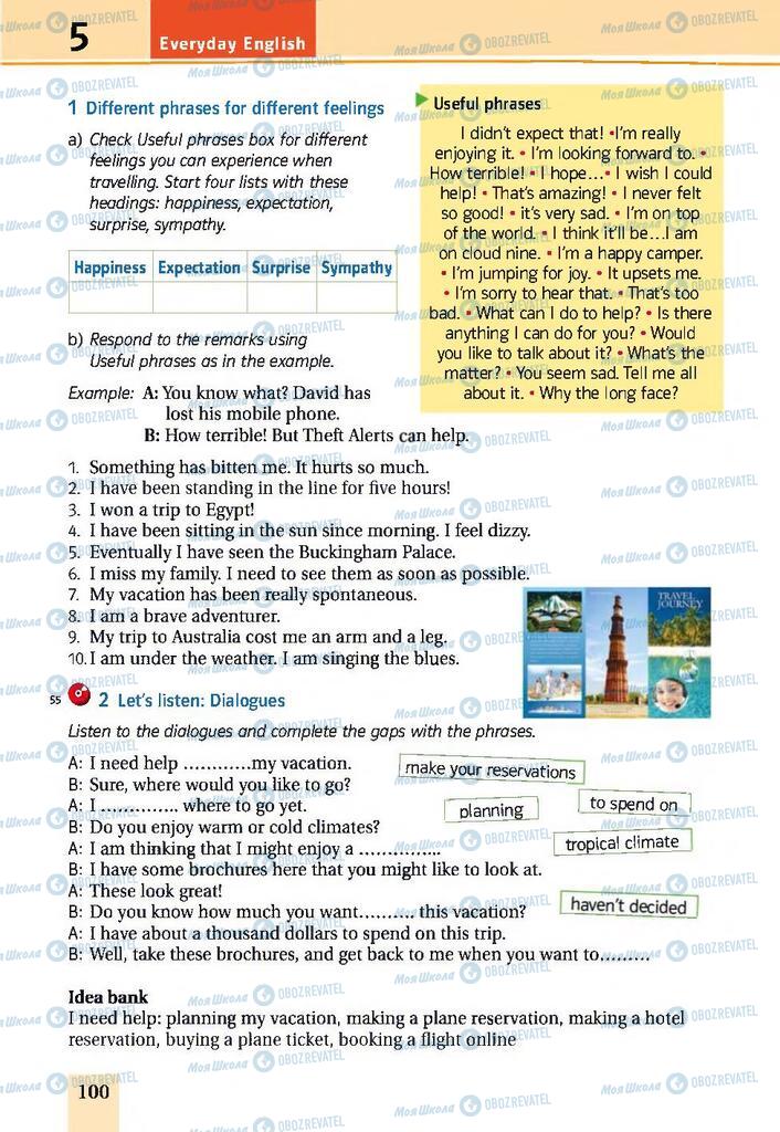 Учебники Английский язык 9 класс страница 100