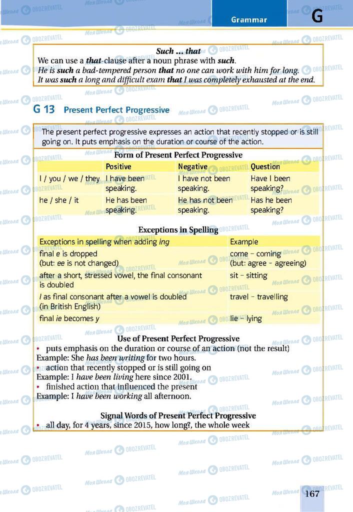 Підручники Англійська мова 9 клас сторінка 167