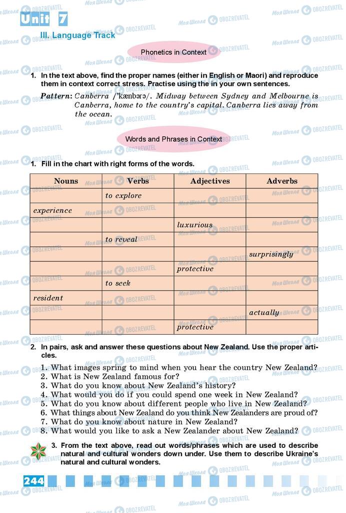 Учебники Английский язык 9 класс страница 244
