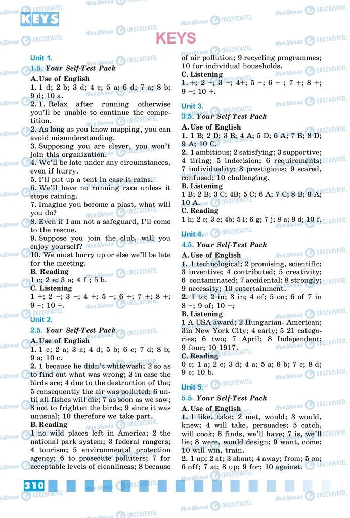 Учебники Английский язык 9 класс страница  310