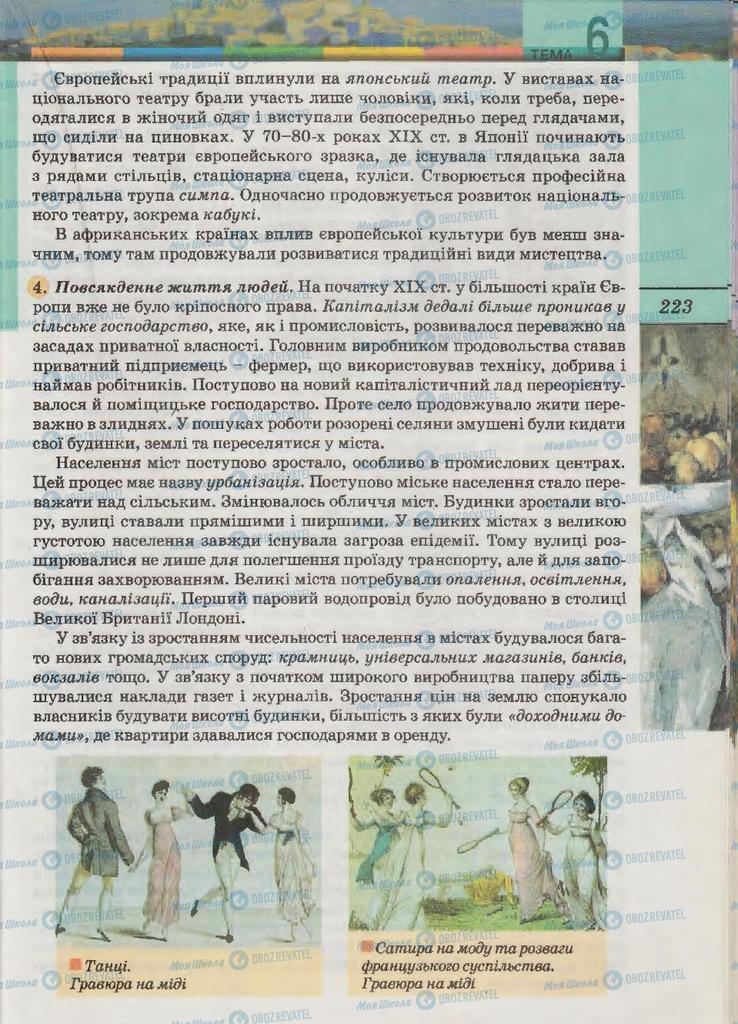 Підручники Всесвітня історія 9 клас сторінка 222