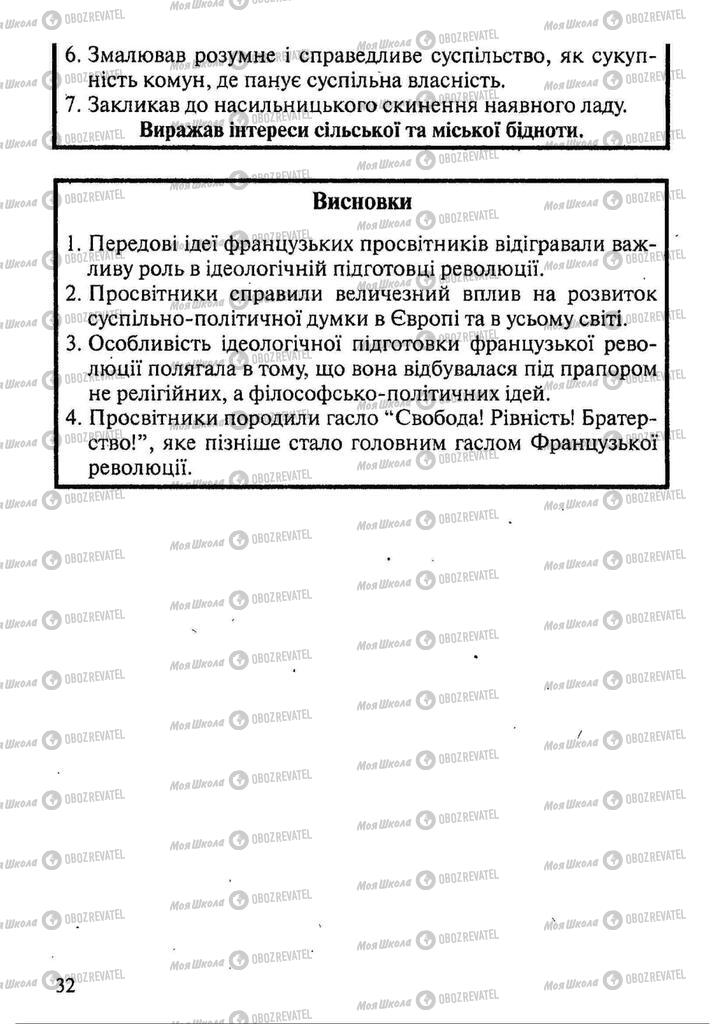 Підручники Всесвітня історія 9 клас сторінка 32