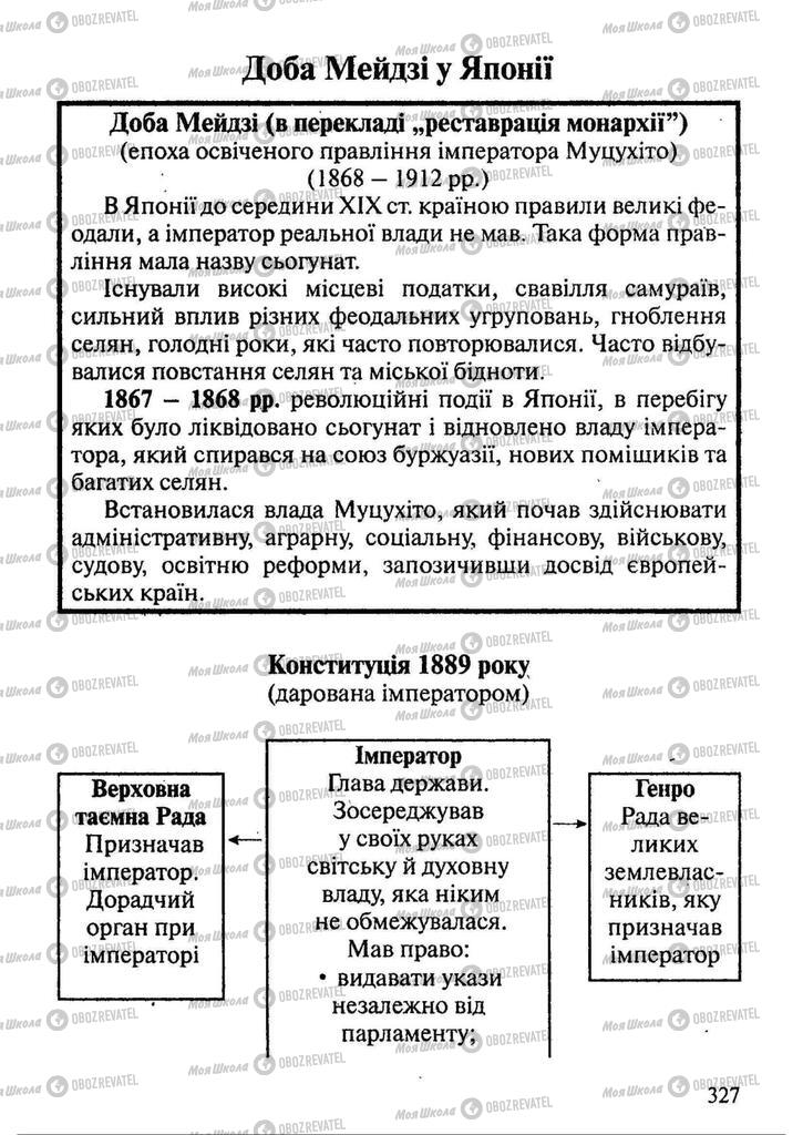 Підручники Всесвітня історія 9 клас сторінка 327