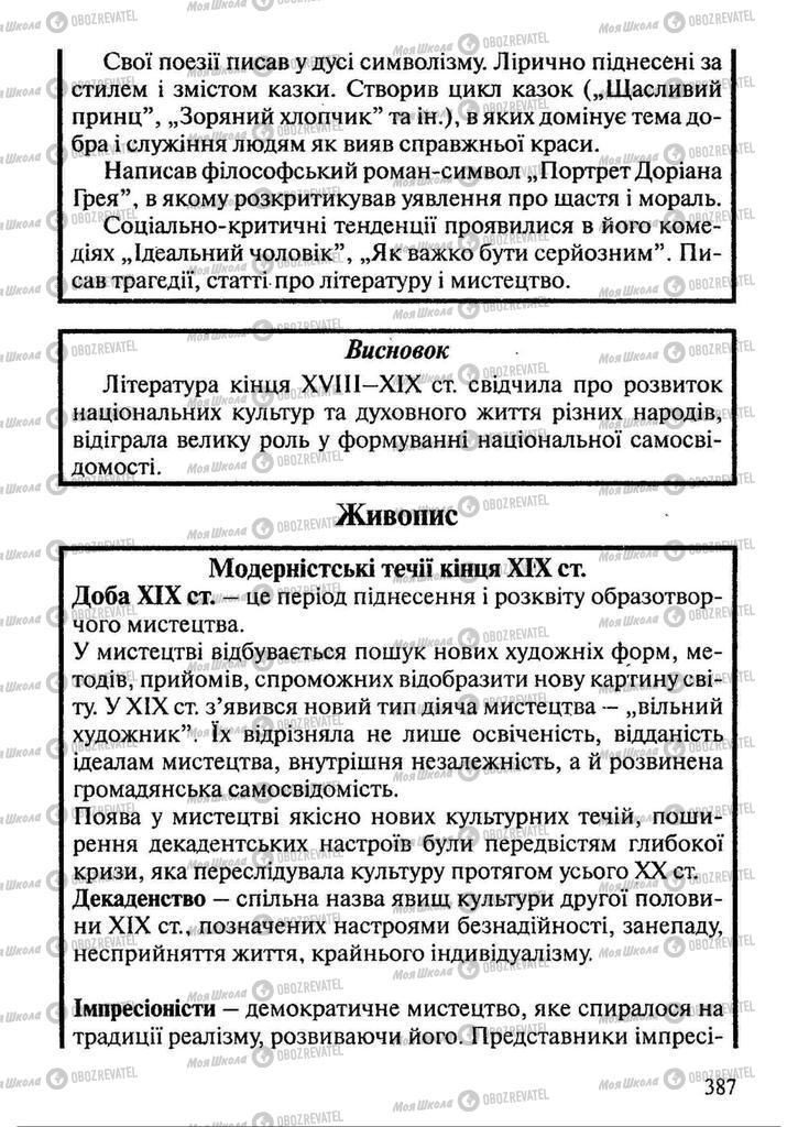 Підручники Всесвітня історія 9 клас сторінка 387