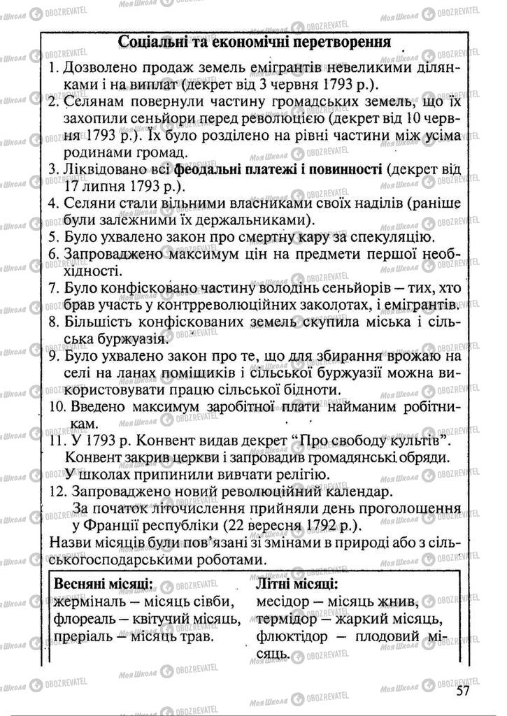 Підручники Всесвітня історія 9 клас сторінка 57