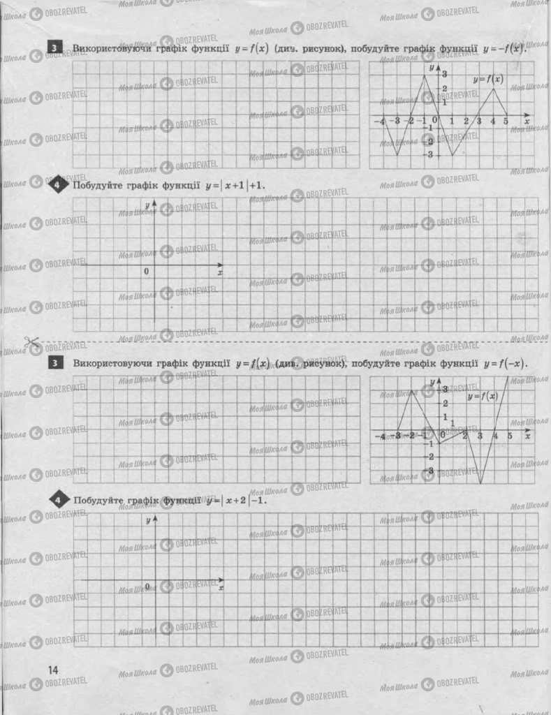 Підручники Алгебра 9 клас сторінка 14