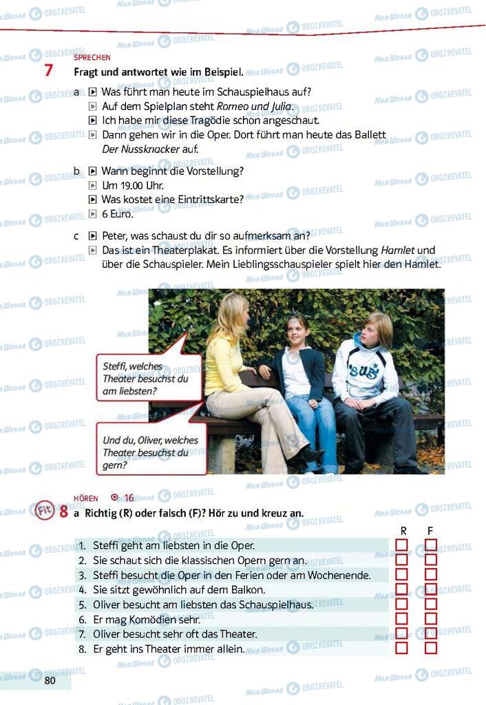 Учебники Немецкий язык 9 класс страница 80