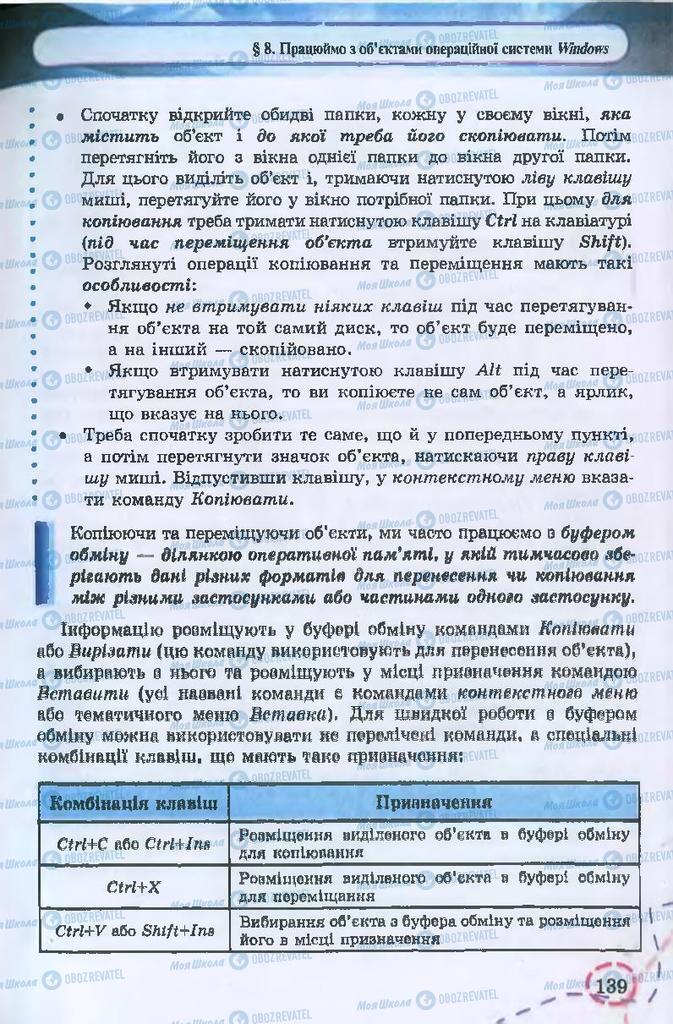 Підручники Інформатика 9 клас сторінка 139