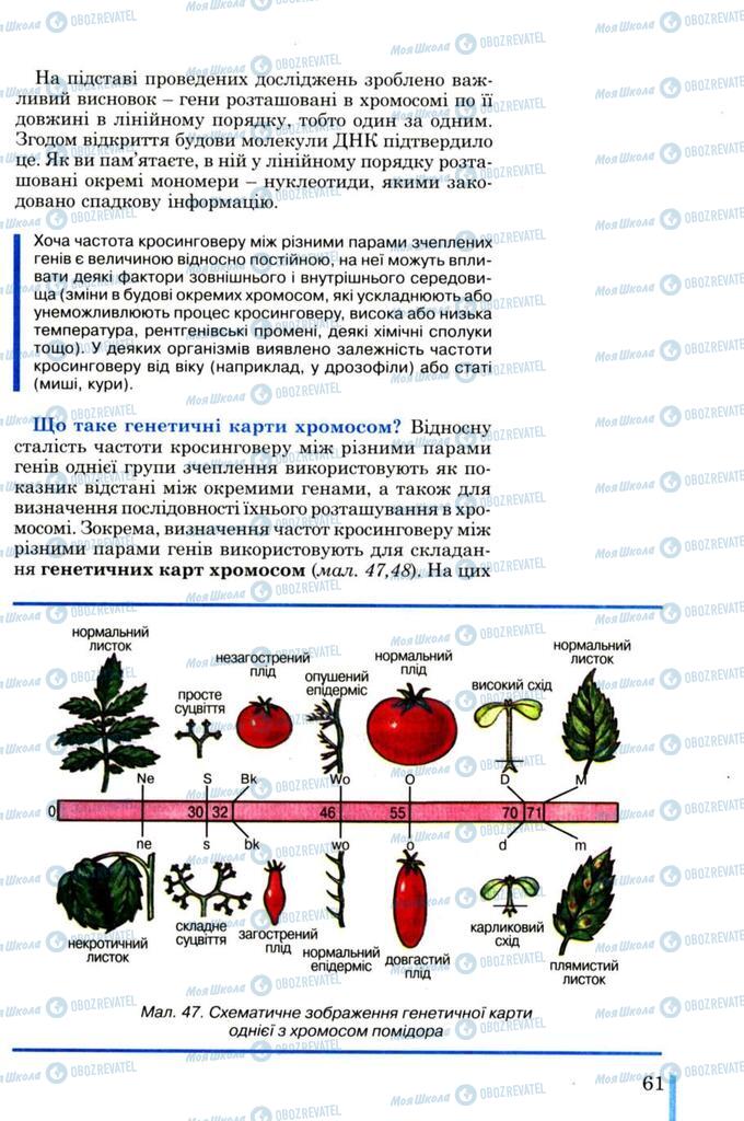 Учебники Биология 11 класс страница 61