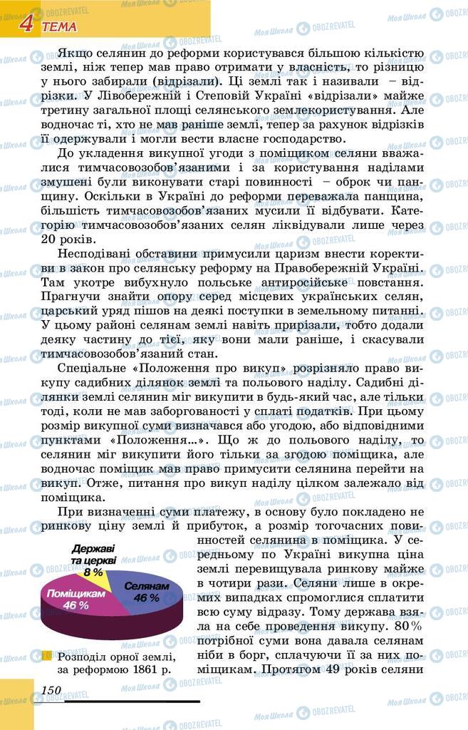 Підручники Історія України 9 клас сторінка 150