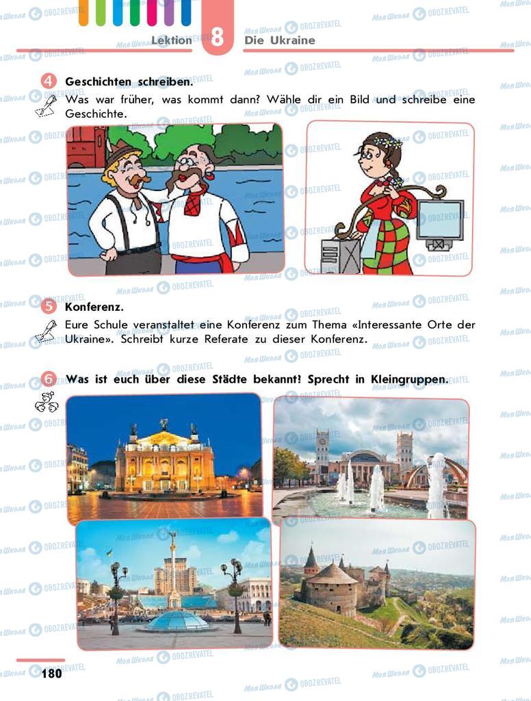 Підручники Німецька мова 9 клас сторінка 180