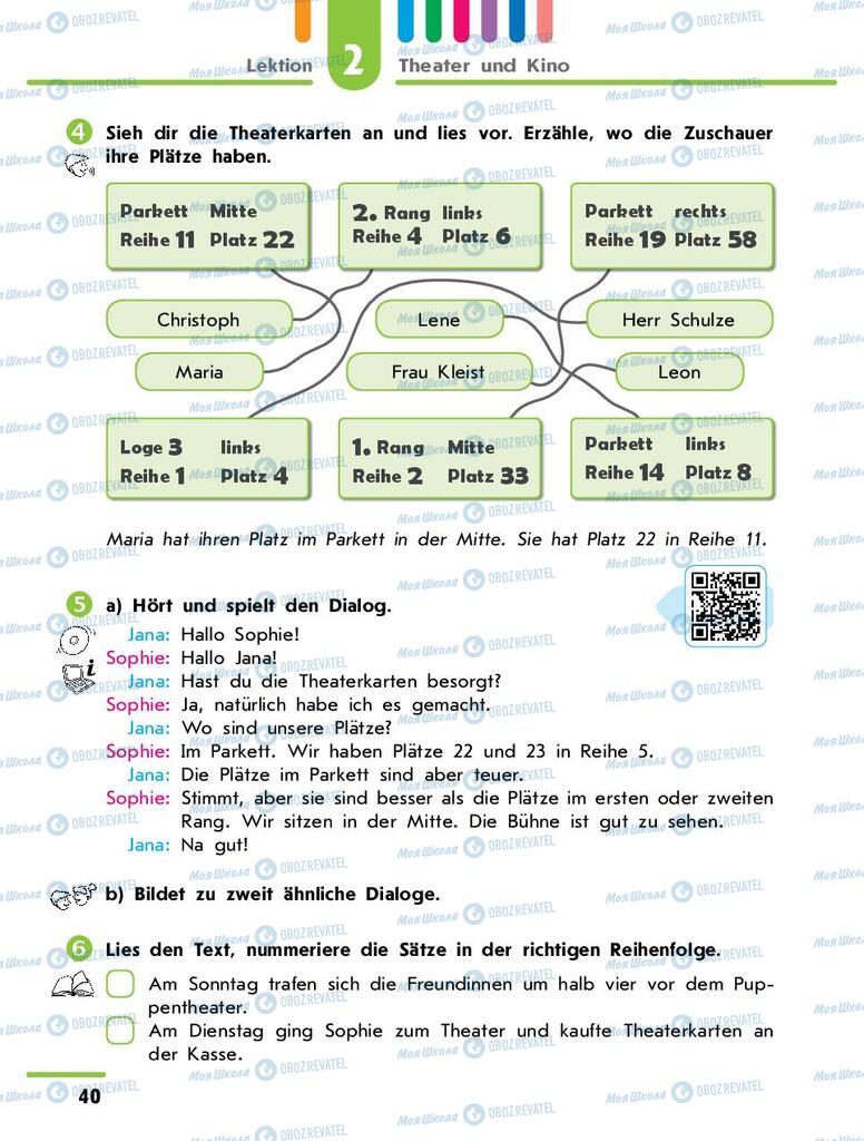 Підручники Німецька мова 9 клас сторінка 40