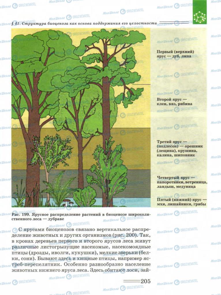 Учебники Биология 9 класс страница  205