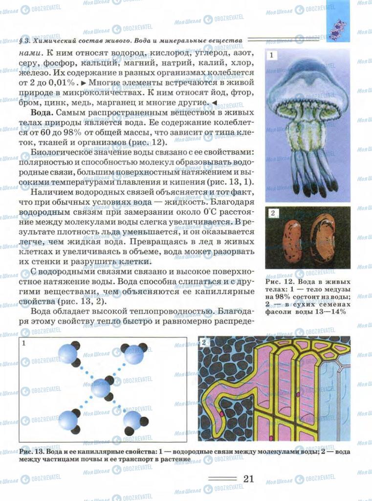 Підручники Біологія 9 клас сторінка  21