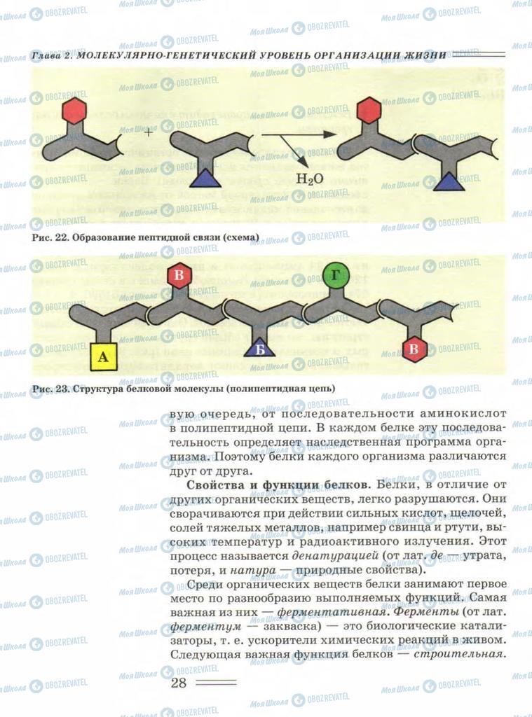 Учебники Биология 9 класс страница  28