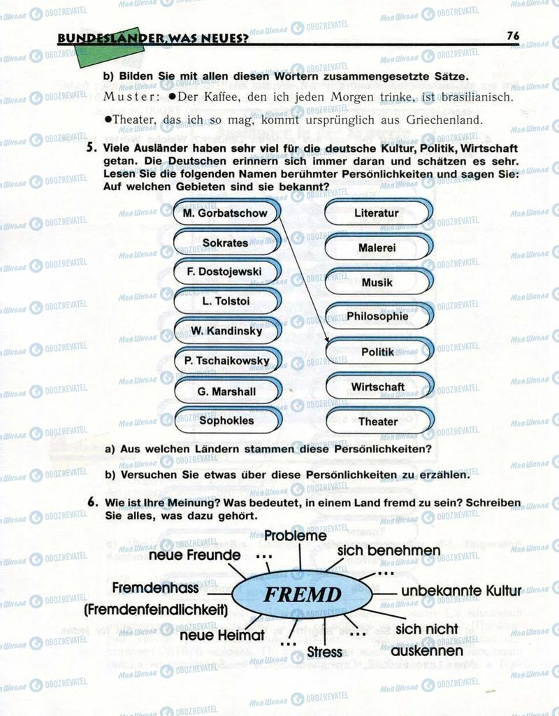 Учебники Немецкий язык 10 класс страница  76