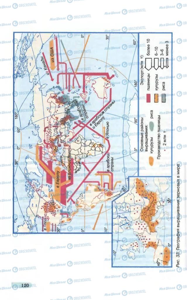 Підручники Географія 10 клас сторінка 120