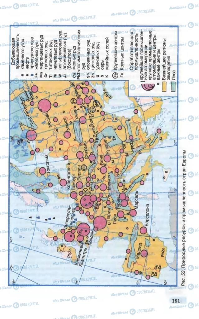 Учебники География 10 класс страница 151