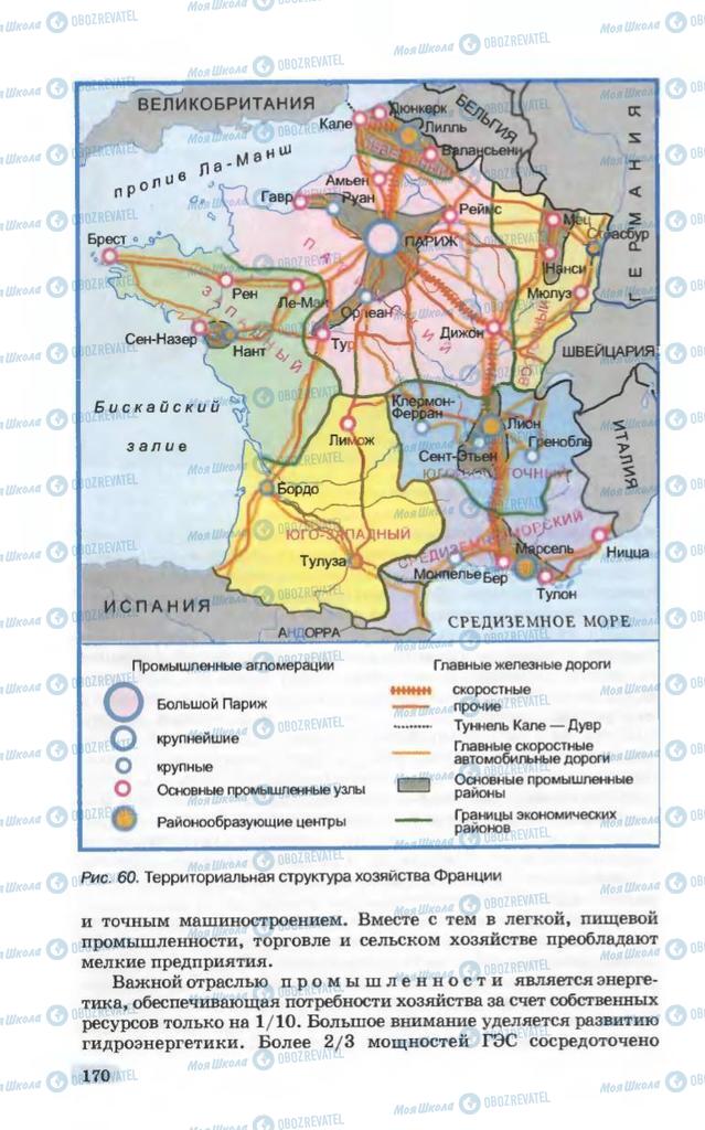 Підручники Географія 10 клас сторінка 170