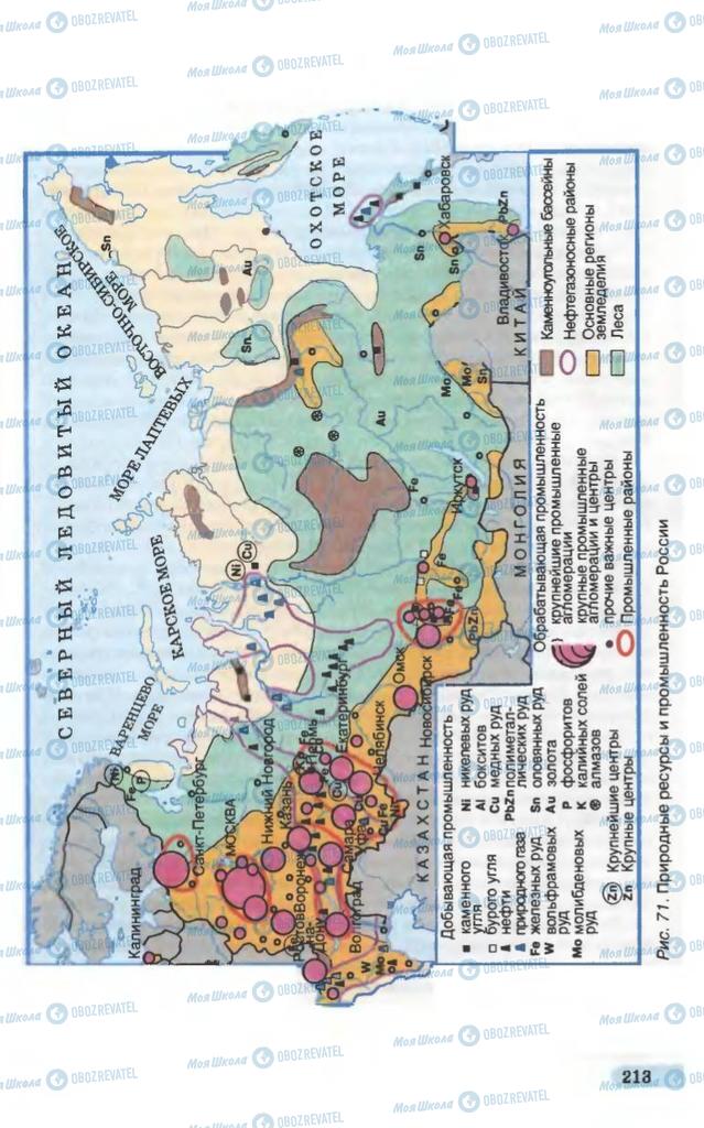 Учебники География 10 класс страница 213