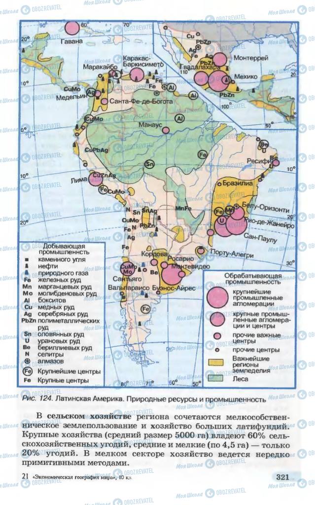 Учебники География 10 класс страница 321