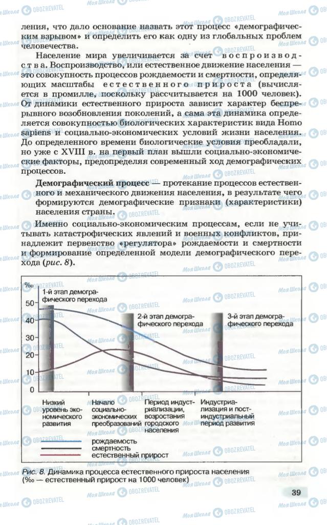 Учебники География 10 класс страница 39
