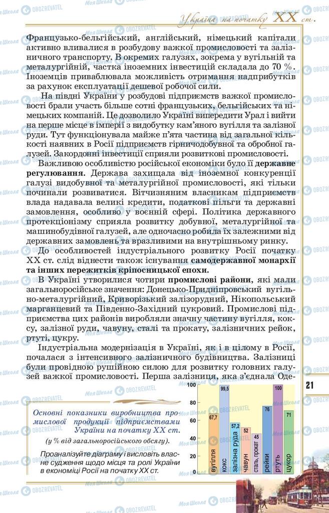Підручники Історія України 10 клас сторінка 21