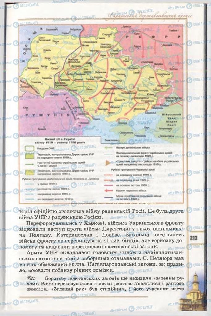 Підручники Історія України 10 клас сторінка 213