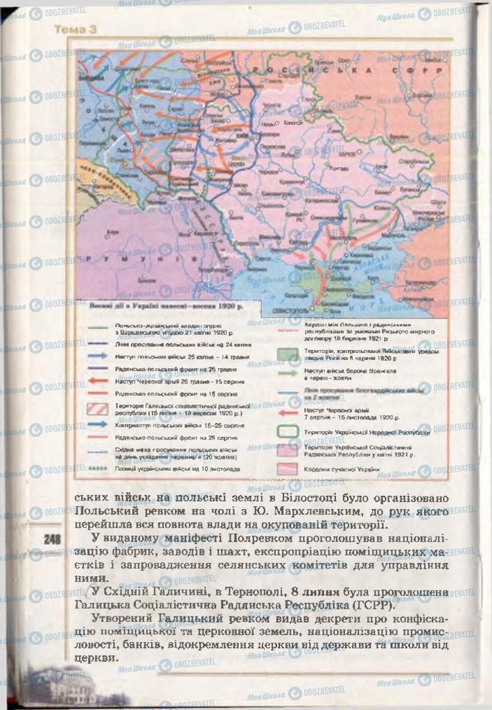 Підручники Історія України 10 клас сторінка 248