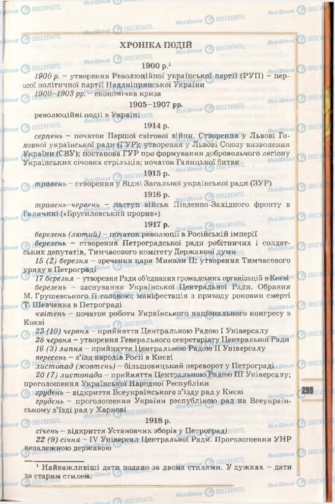 Підручники Історія України 10 клас сторінка 299