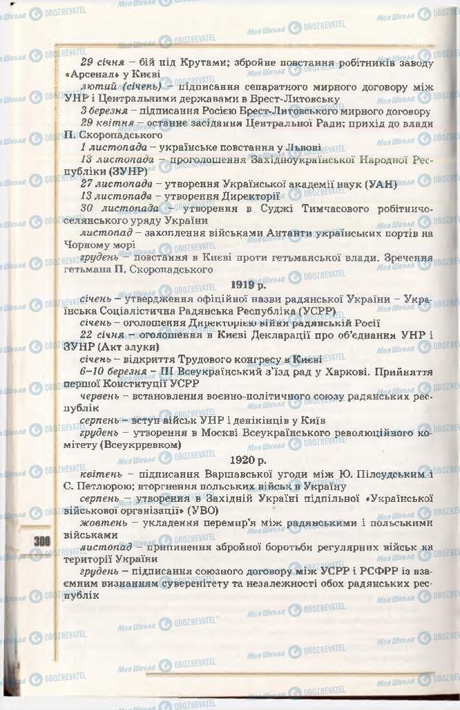 Підручники Історія України 10 клас сторінка  300