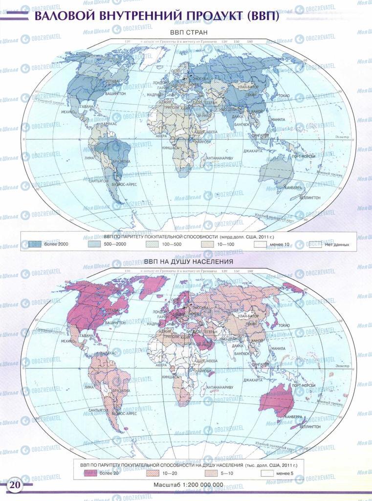 Учебники География 10 класс страница  20