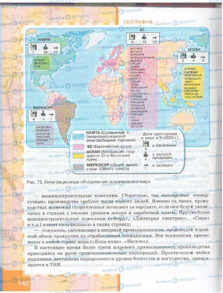 Учебники География 10 класс страница  142