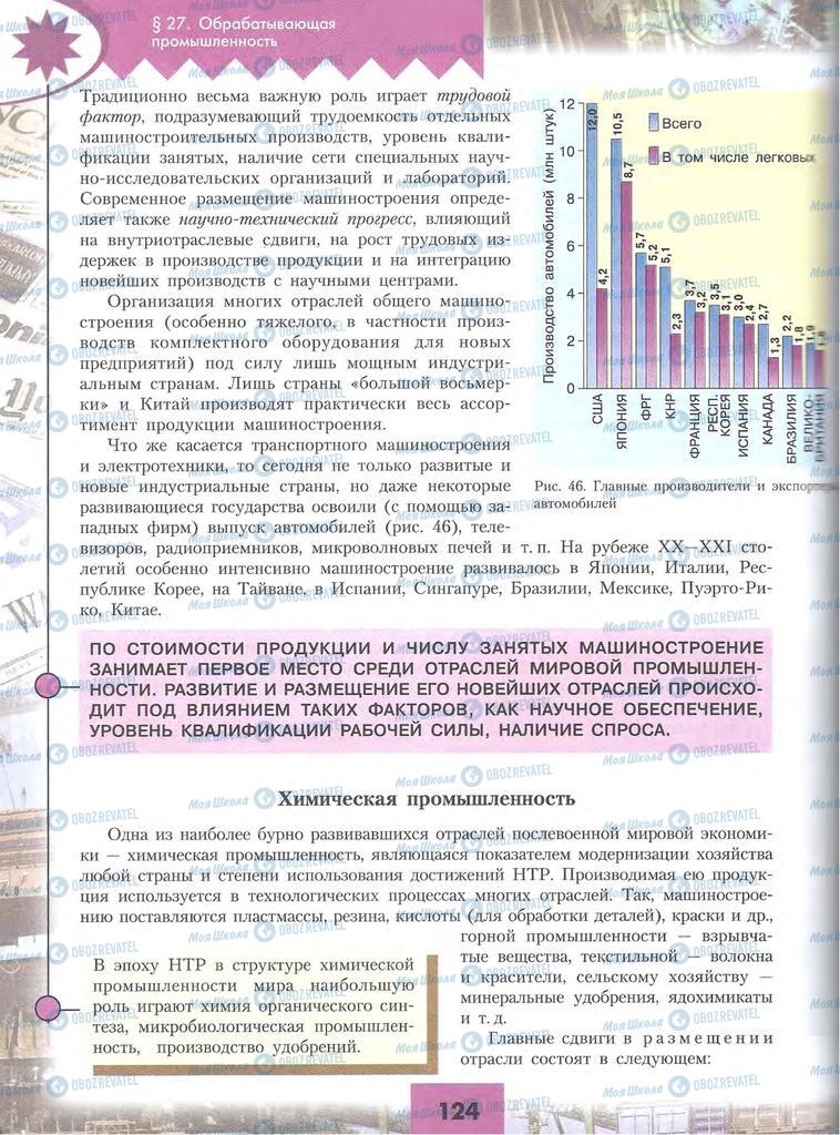 Учебники География 10 класс страница 124