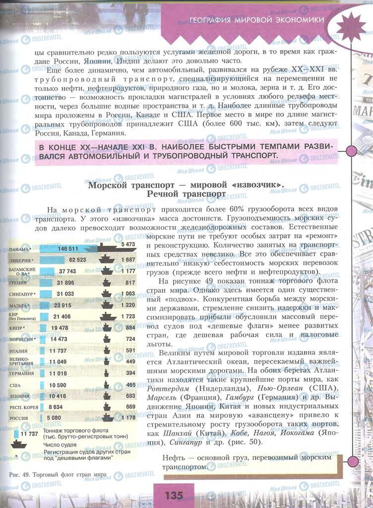 Учебники География 10 класс страница 135