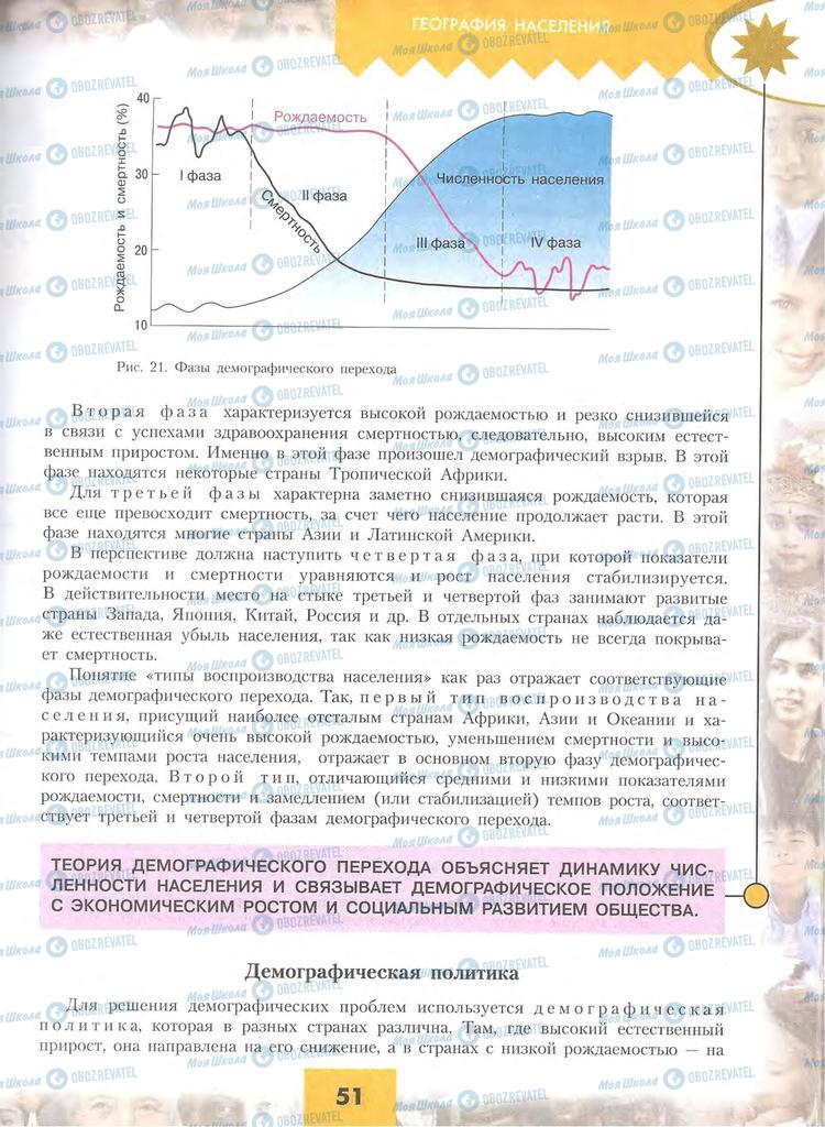 Учебники География 10 класс страница 51