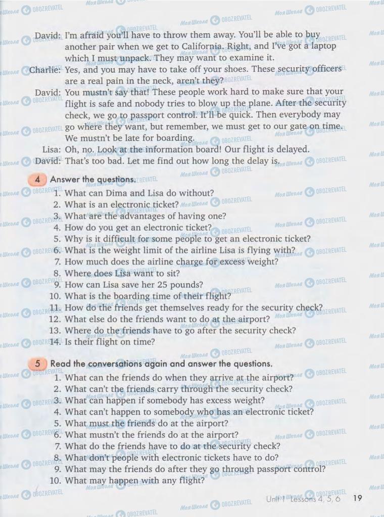 Учебники Английский язык 10 класс страница  19