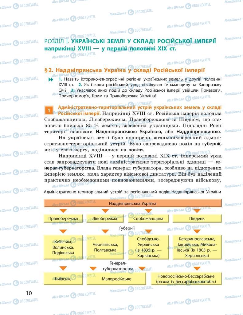 Учебники История Украины 9 класс страница  10