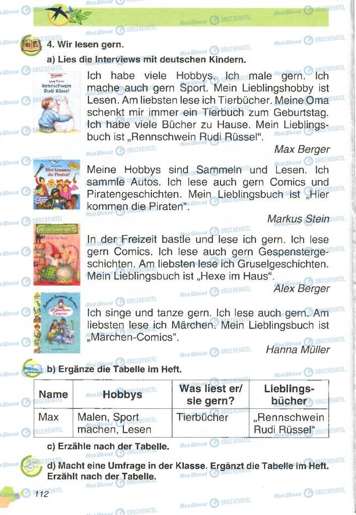 Учебники Немецкий язык 2 класс страница 112