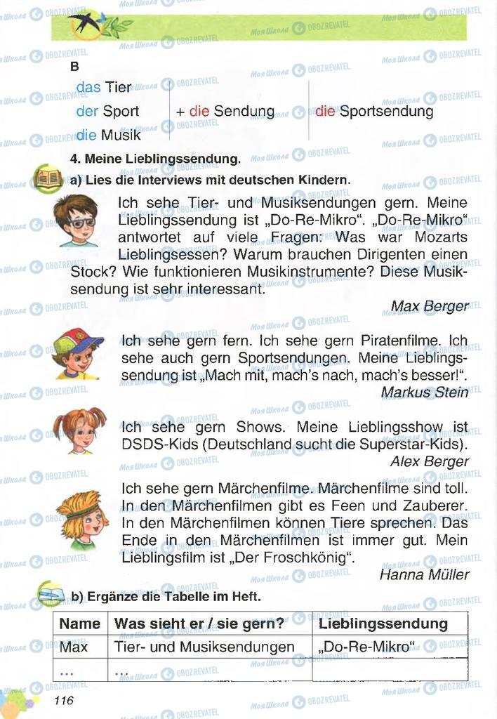 Учебники Немецкий язык 2 класс страница 116