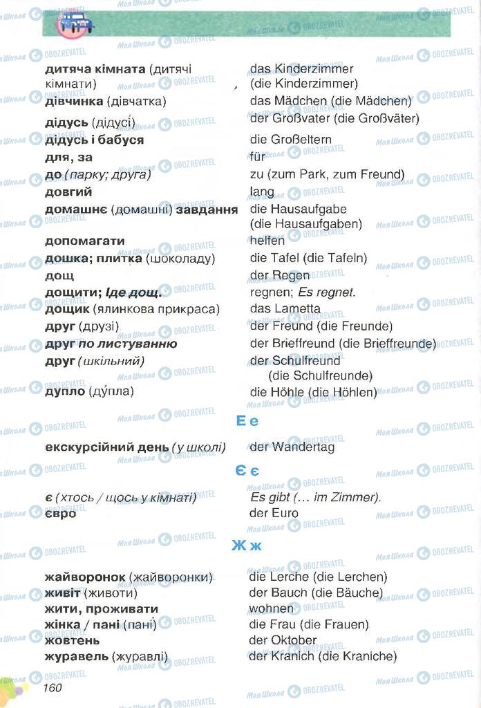 Підручники Німецька мова 2 клас сторінка 160