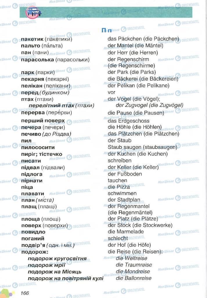 Підручники Німецька мова 2 клас сторінка 166