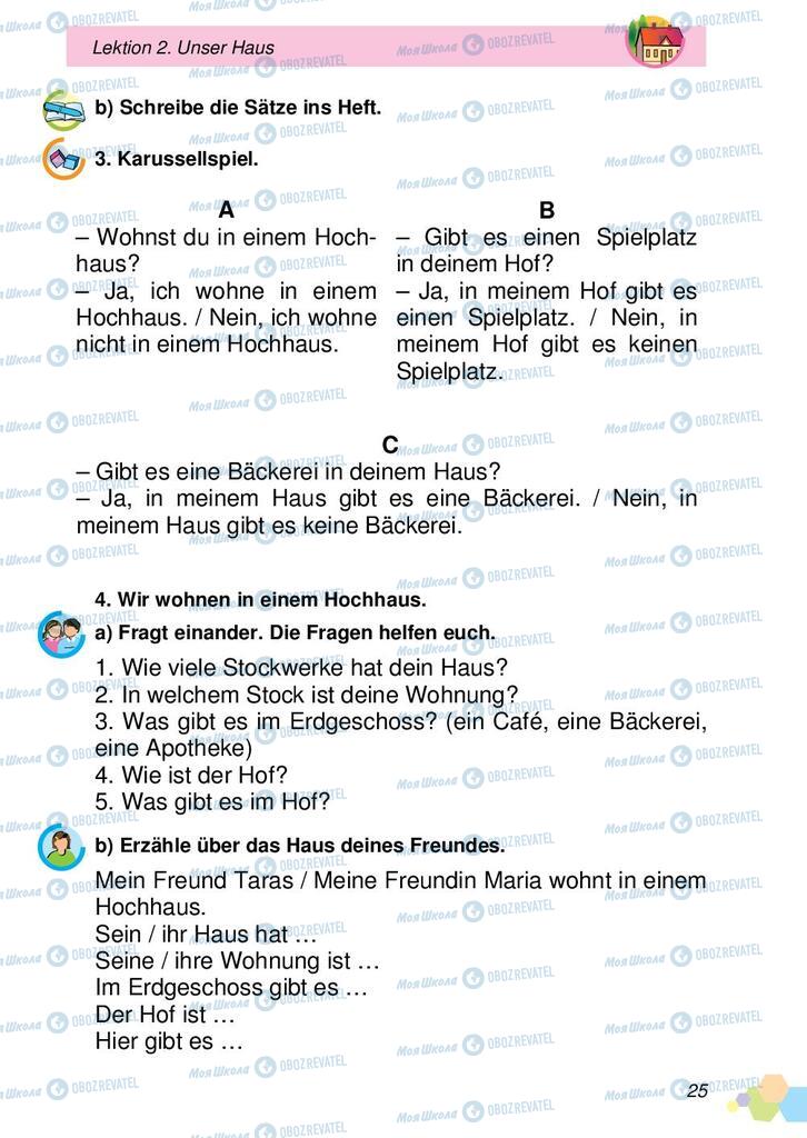Підручники Німецька мова 2 клас сторінка 25