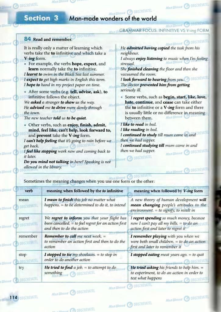 Підручники Англійська мова 10 клас сторінка  114