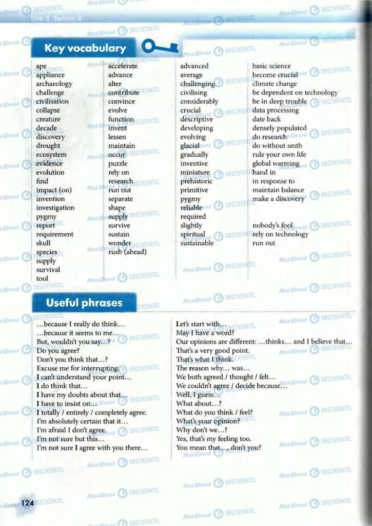 Підручники Англійська мова 10 клас сторінка  124